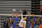 VB vs WSU  Wheaton Women's Volleyball vs Worcester State University. - Photo by Keith Nordstrom : Wheaton, Volleyball